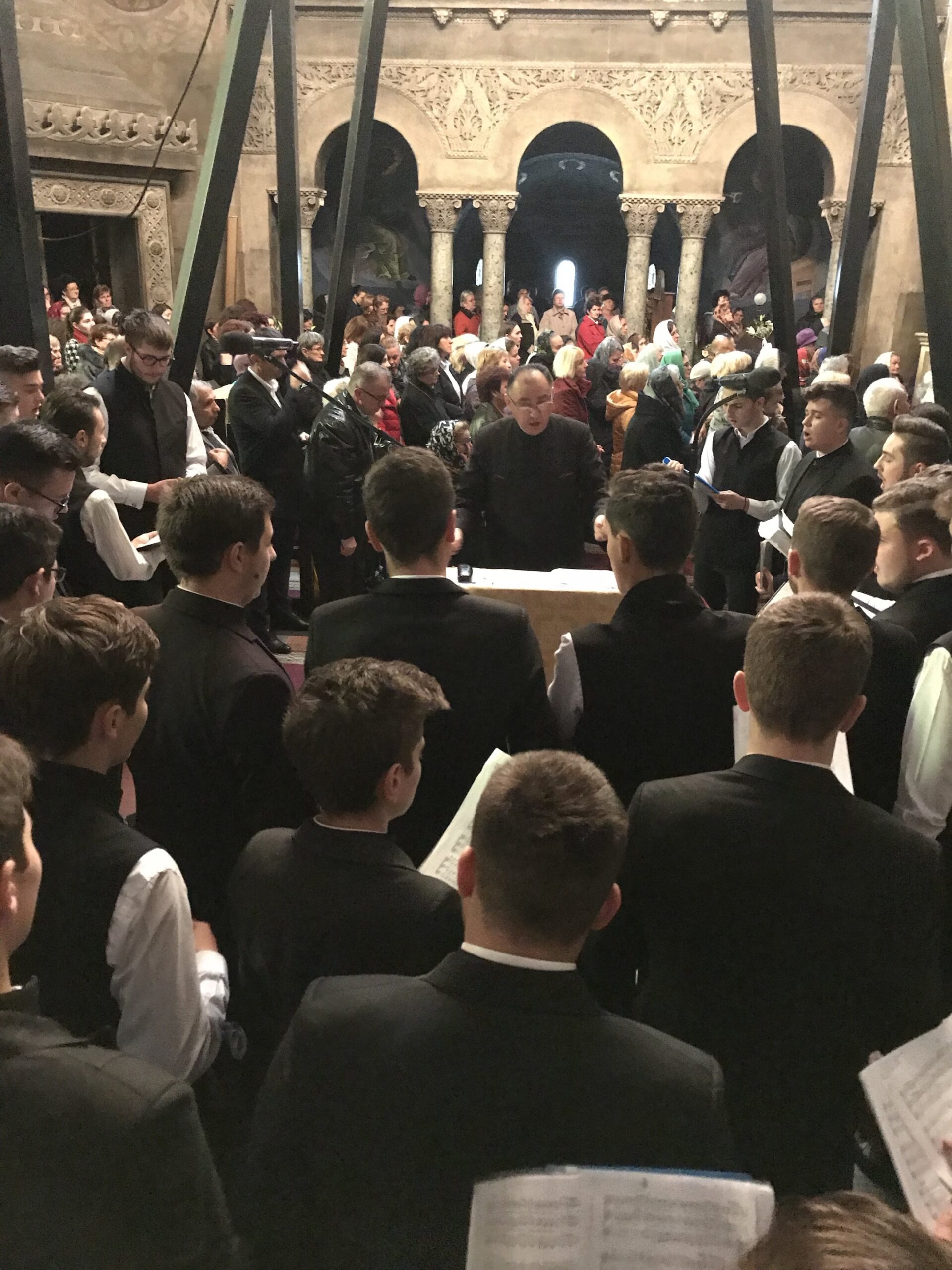 Corul Seminarului Teologic la Catedrala Mitropolitană