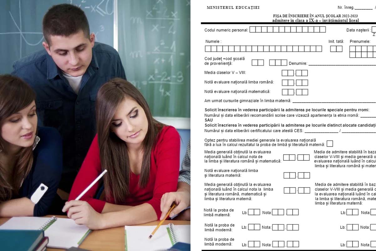 Admitere ciclul liceal 2022-2023